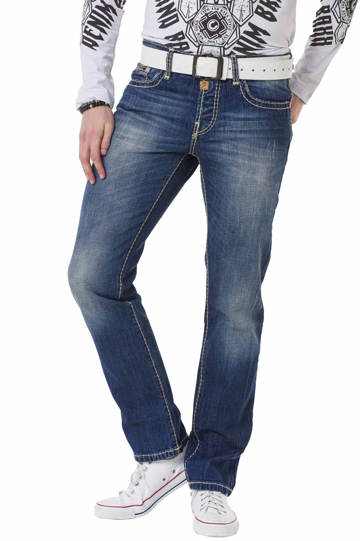 Cipo &amp; Baxx CALGARY Men's Jeans Denim C-0688