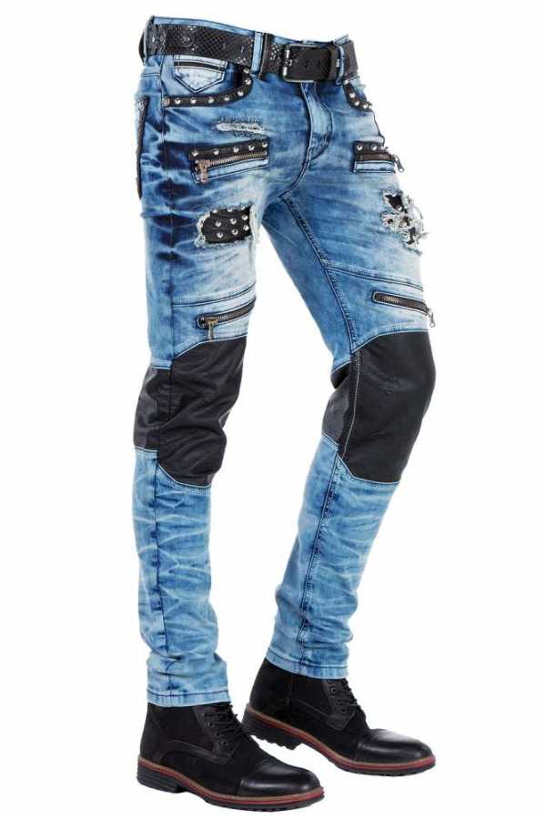 Cipo &amp; Baxx ROCK Men's Jeans Denim CD342