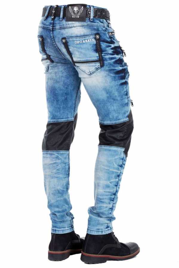 Cipo &amp; Baxx ROCK Men's Jeans Denim CD342