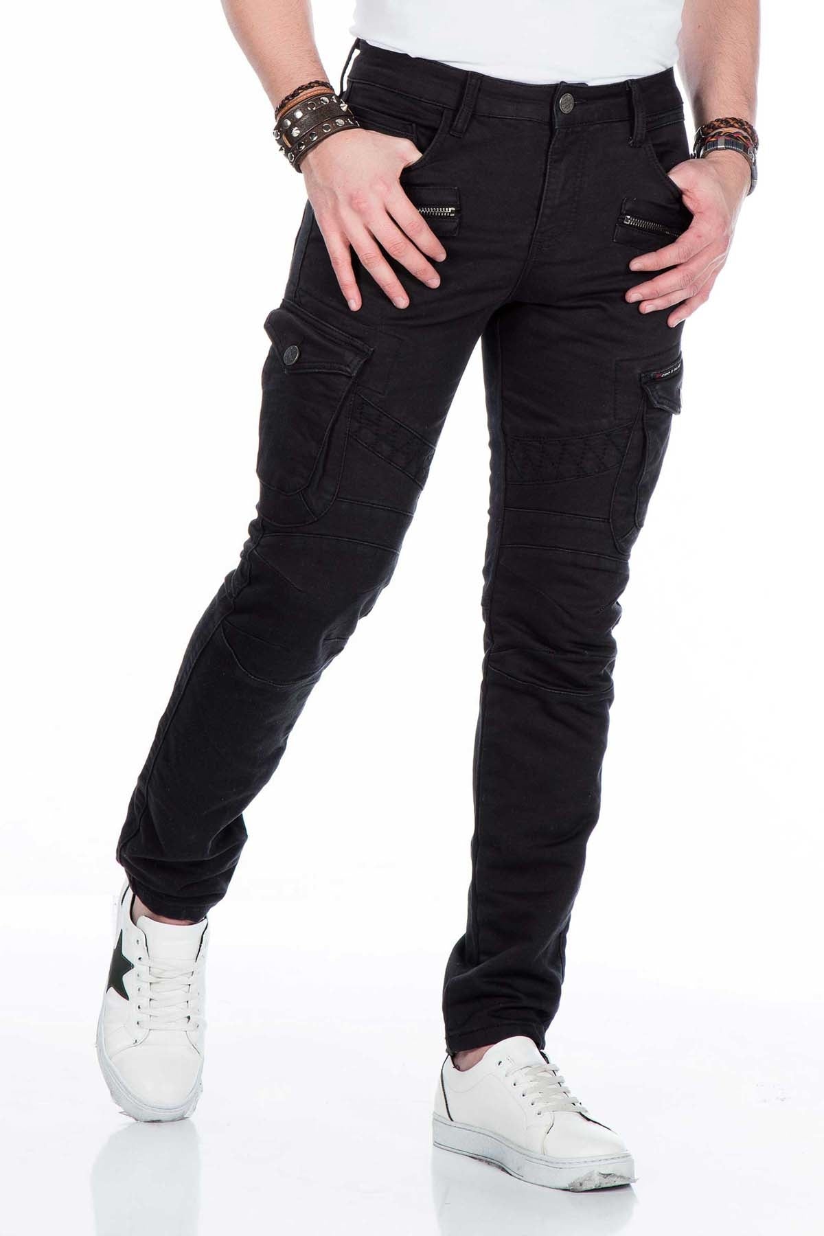 Cipo & Baxx BOZEN Herren Cargo Jeans CD424