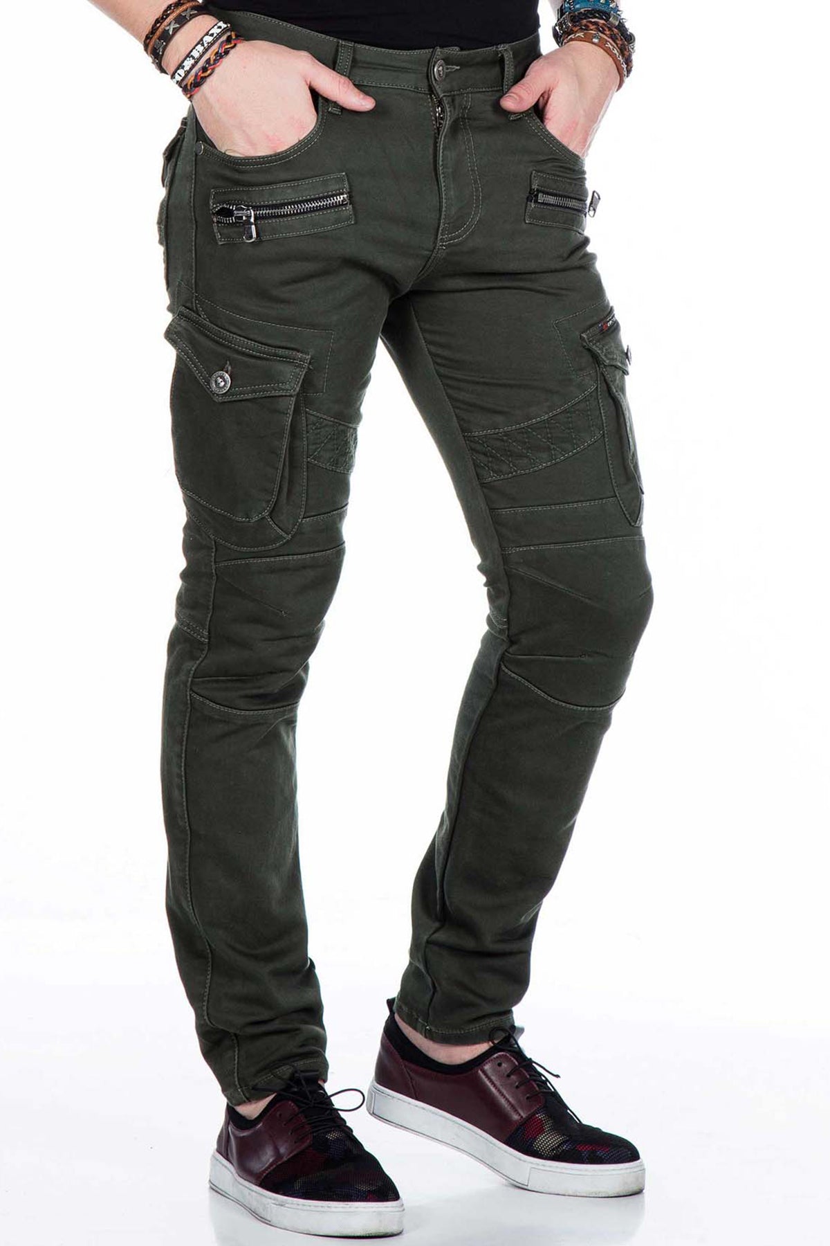 Cipo &amp; Baxx LIVORNO Men's Cargo Jeans CD424