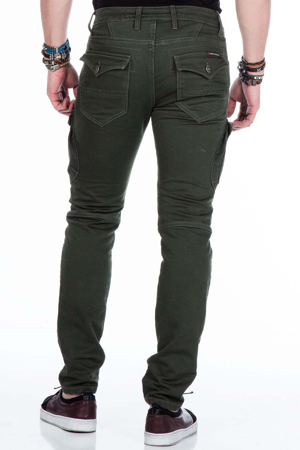 Cipo &amp; Baxx LIVORNO Men's Cargo Jeans CD424