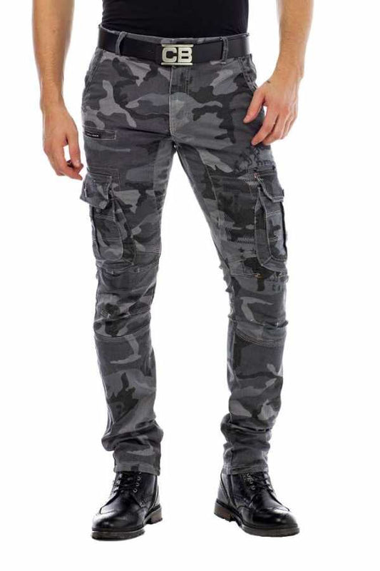 Cipo &amp; Baxx CAMOUFLAGE STONE men's jeans CD455