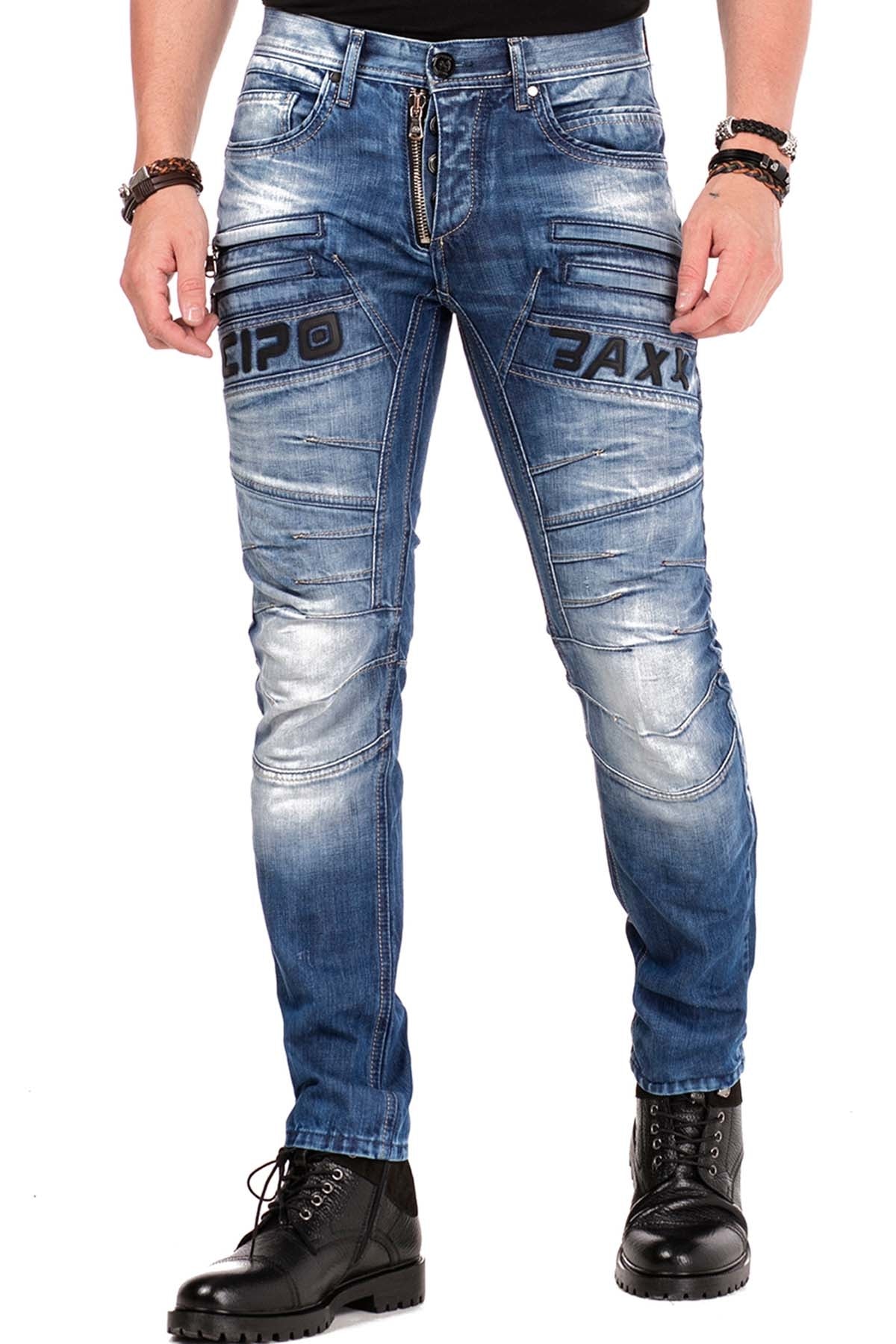 Cipo &amp; Baxx OMAHA men's jeans denim CD491