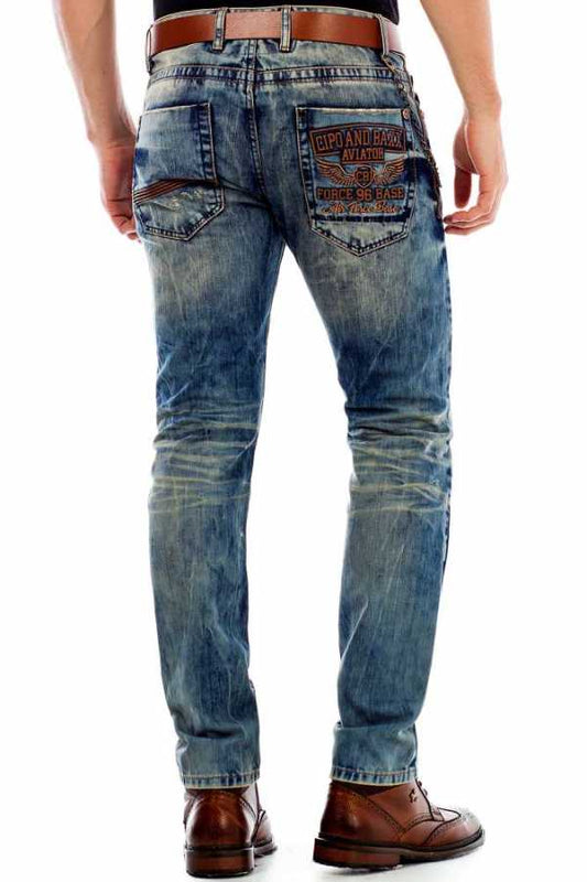 Cipo &amp; Baxx ROCHESTER Men's Jeans Denim CD493