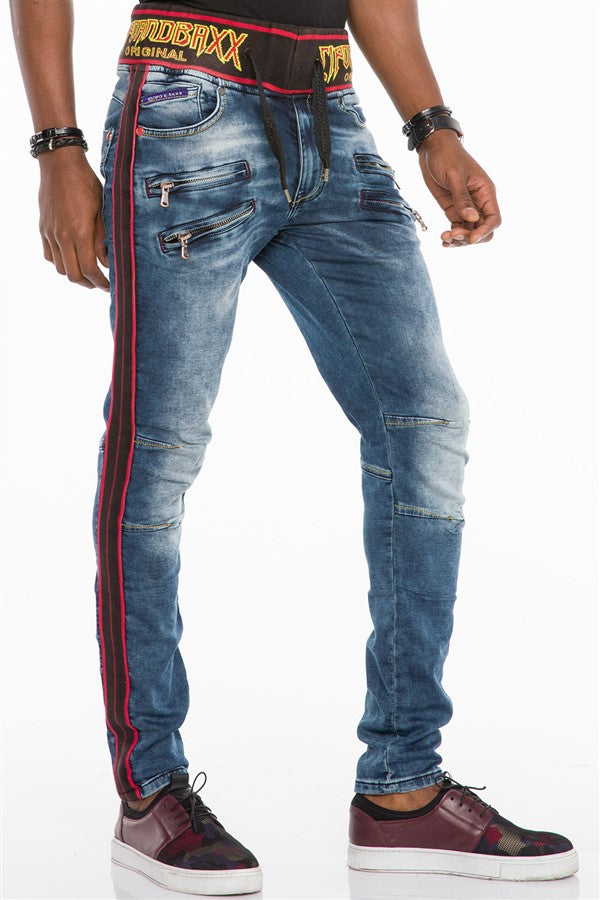 Cipo &amp; Baxx ROCKY men's jeans denim CD504