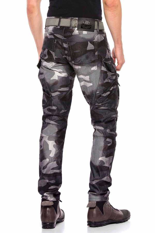 Cipo &amp; Baxx THUNDER CAMOUFLAGE men's jeans denim CD560