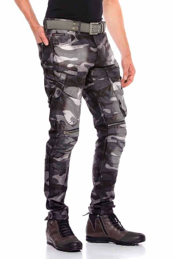 Cipo &amp; Baxx THUNDER CAMOUFLAGE men's jeans denim CD560