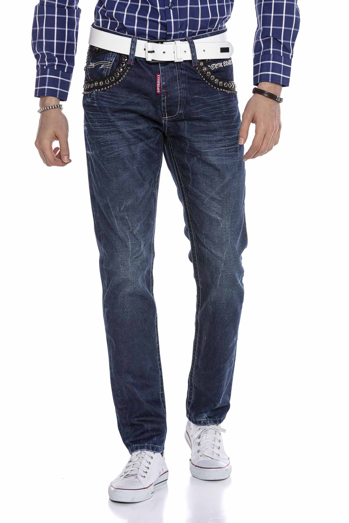 Cipo &amp; Baxx SPLENDID Men's Jeans Denim CD665