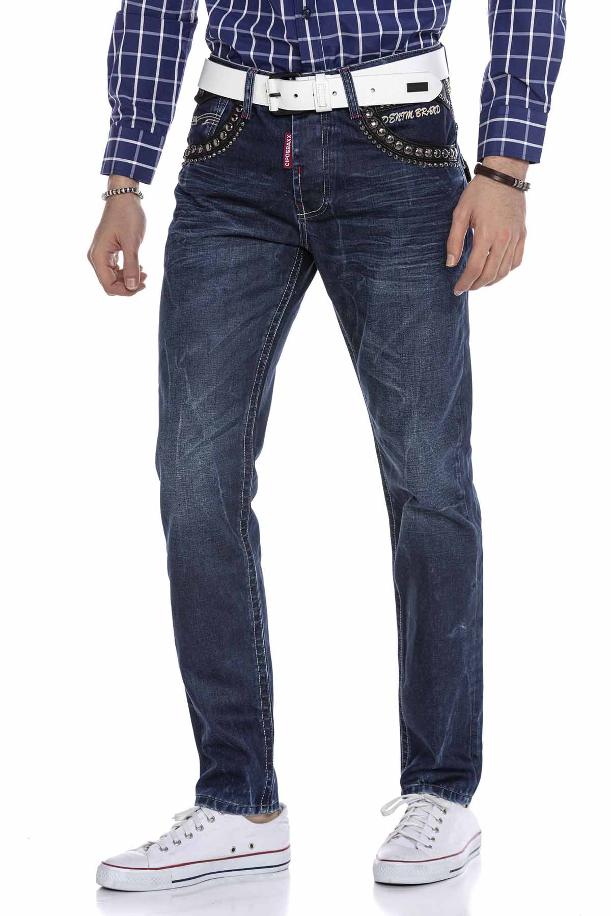 Cipo &amp; Baxx SPLENDID Men's Jeans Denim CD665