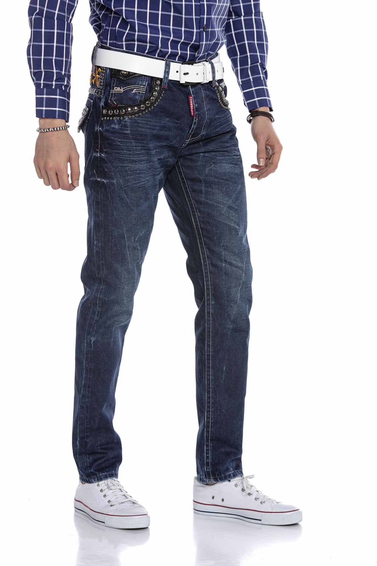 Cipo &amp; Baxx SPLENDID Men's Jeans Denim CD665