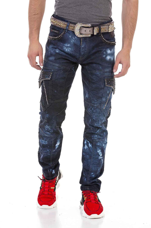 Cipo &amp; Baxx OCEAN Men's Jeans Denim Cargo CD677