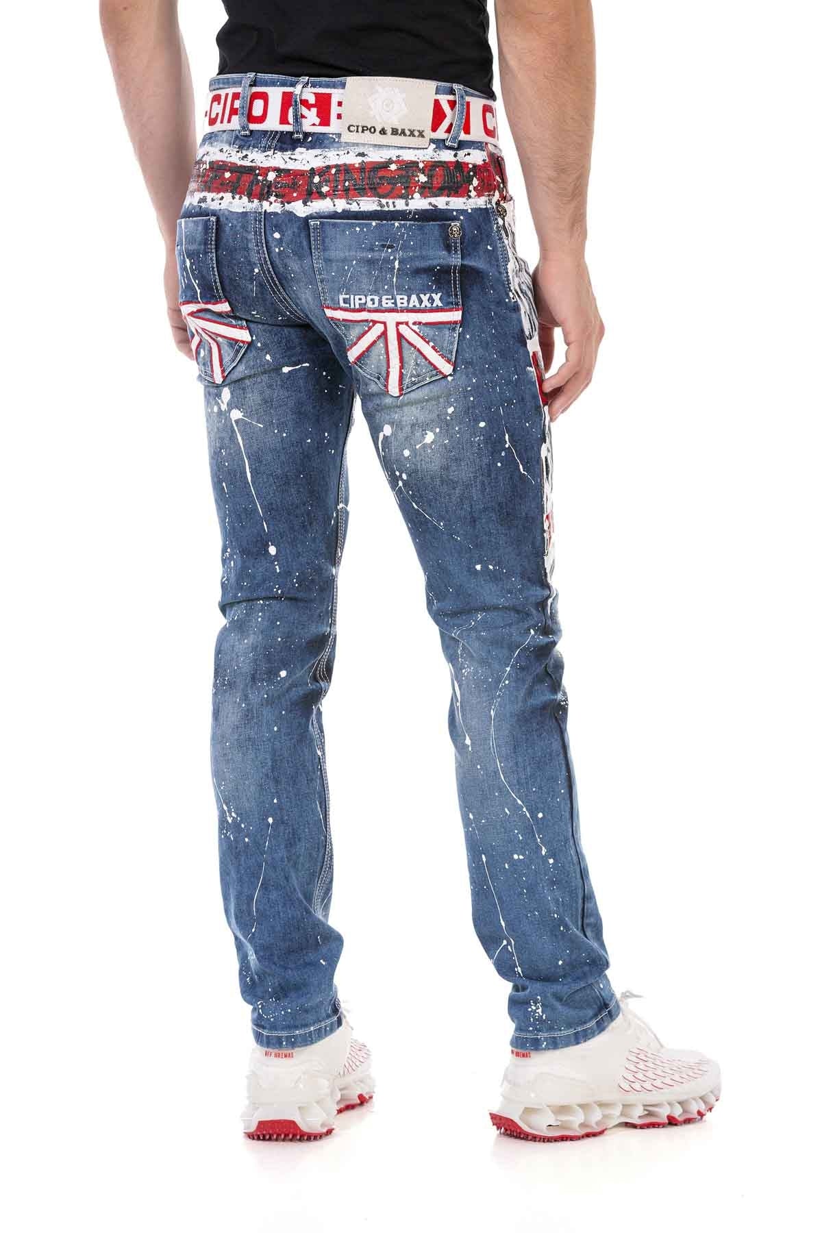 Cipo &amp; Baxx BRITAIN Men's Jeans Denim CD714