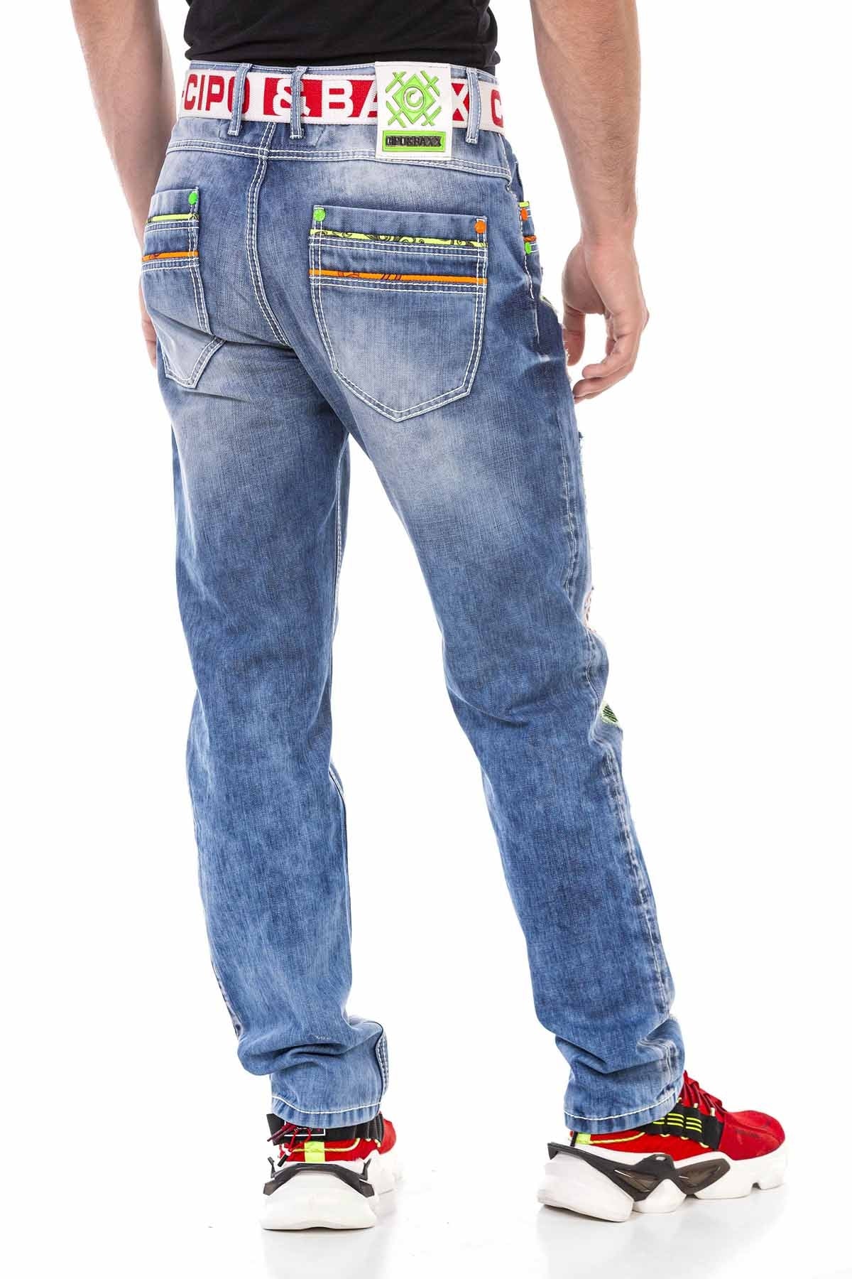 Cipo & Baxx NEON Herren Jeans Denim CD720