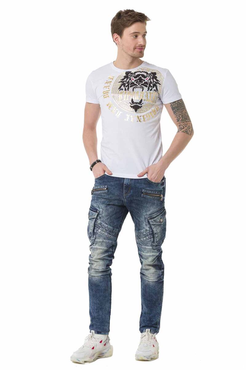 Cipo &amp; Baxx FLASH men's jeans denim CD780 