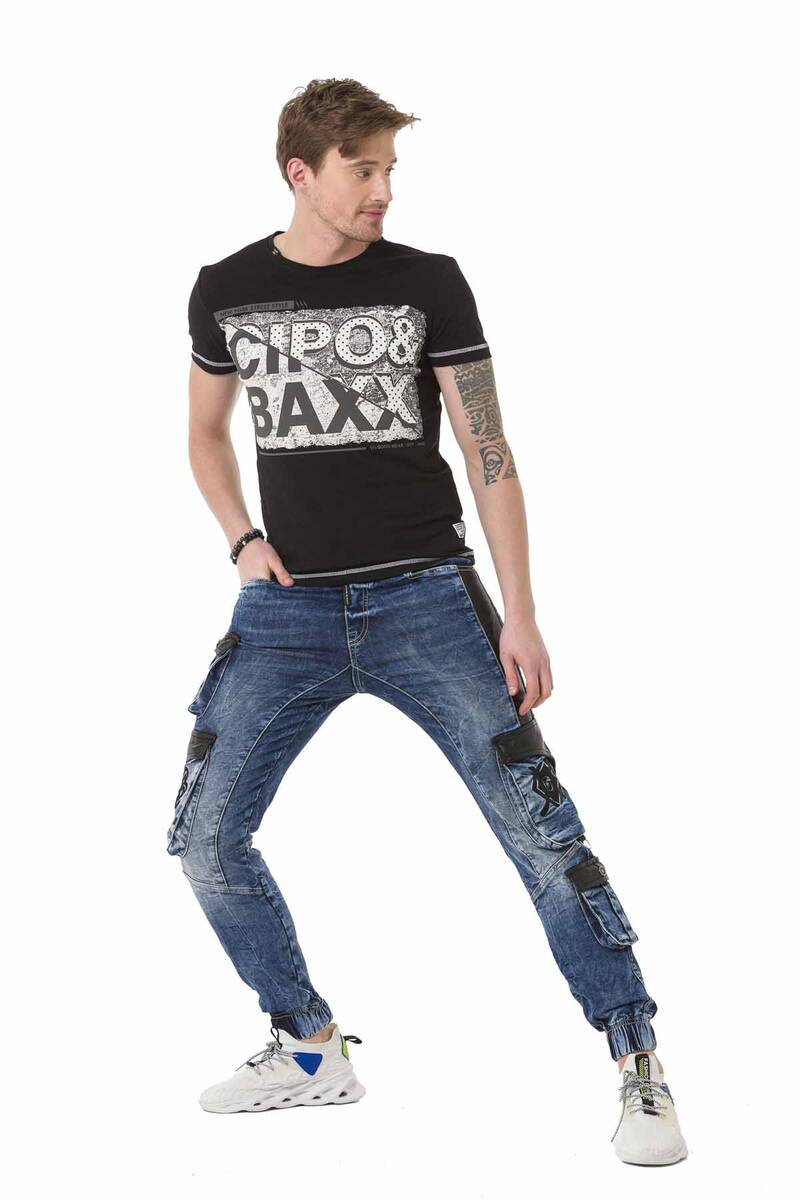 Cipo &amp; Baxx SILVAN men's jeans denim CD790