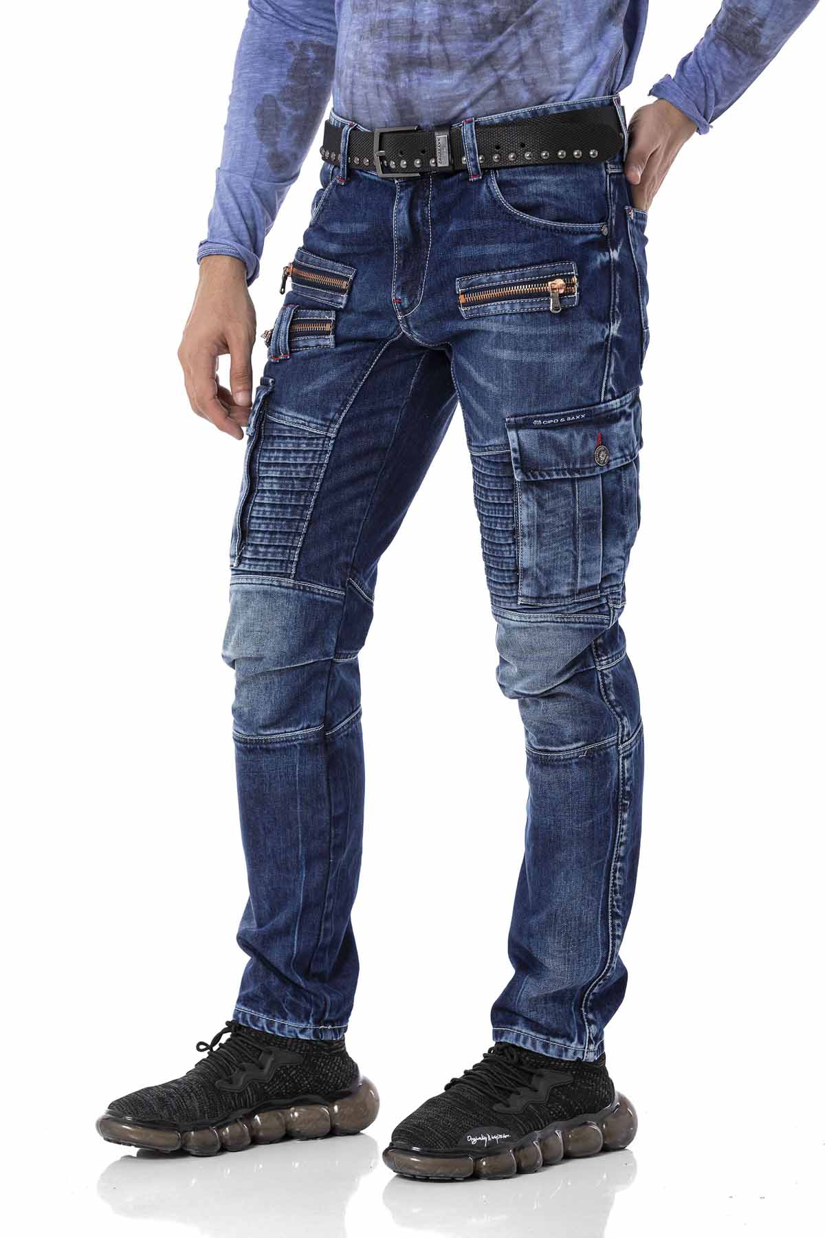 Cipo & Baxx HUGO Herren Cargo Jeans CD798