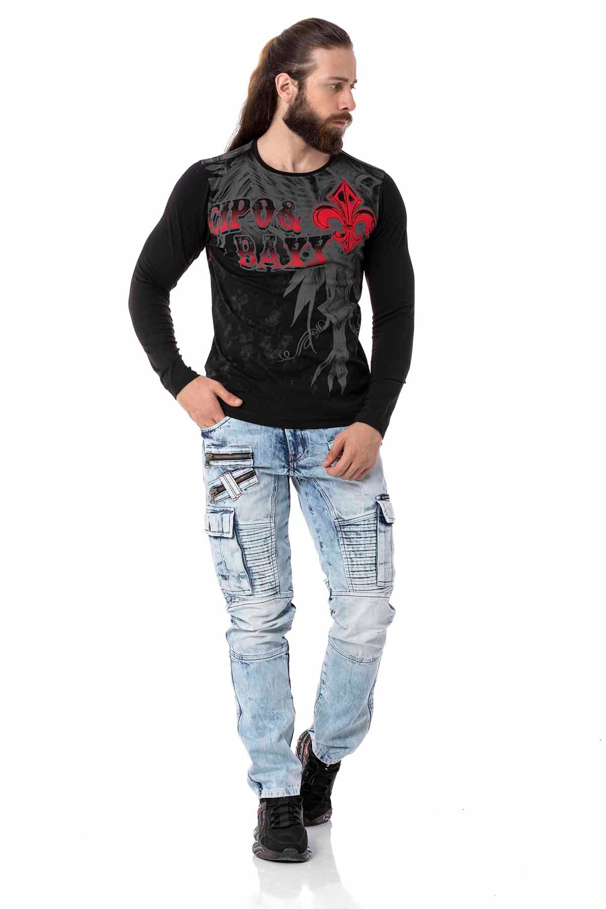 Cipo & Baxx PABLO Herren Cargo Jeans CD798