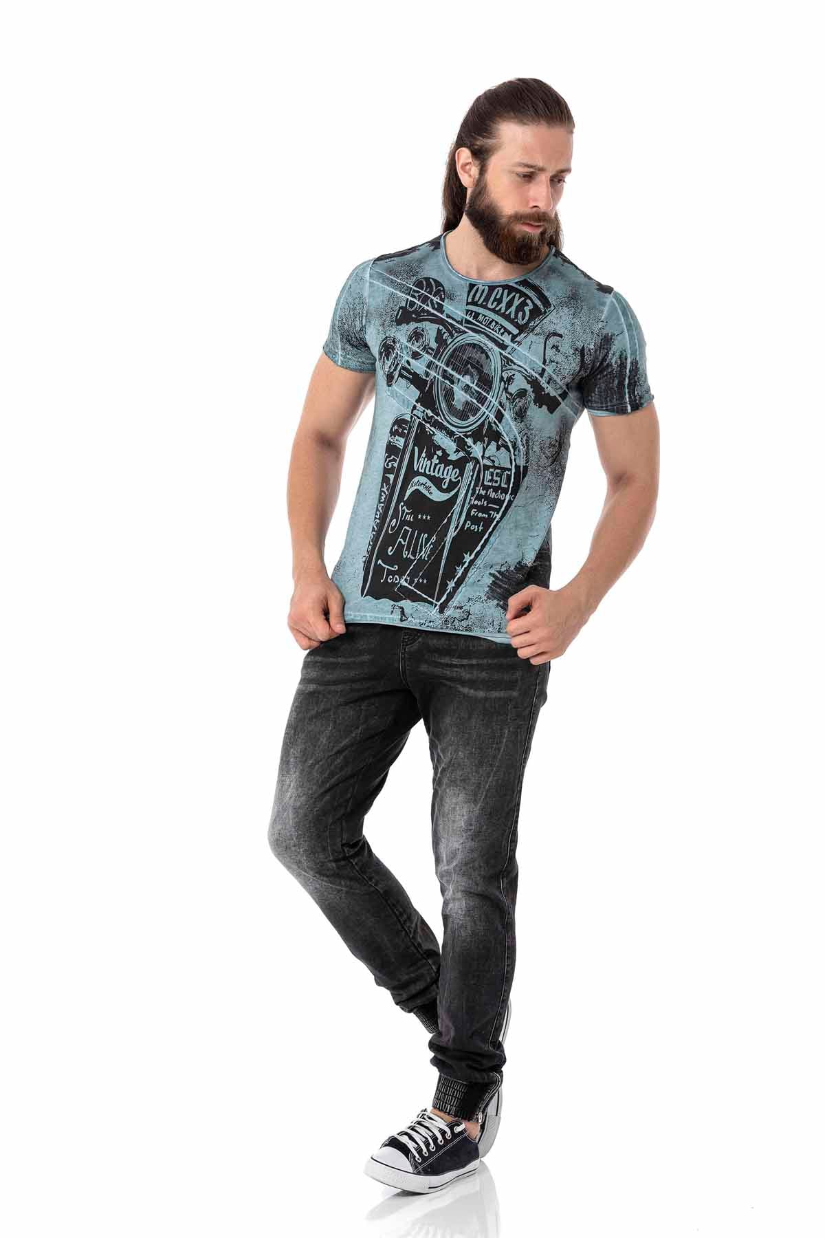 Cipo & Baxx BREST BLACK Herren Jeans Denim CD807