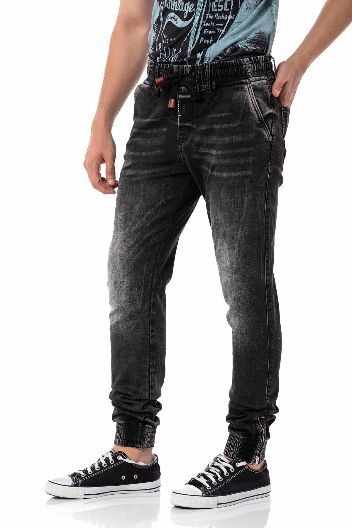 Cipo & Baxx BREST BLACK Herren Jeans Denim CD807