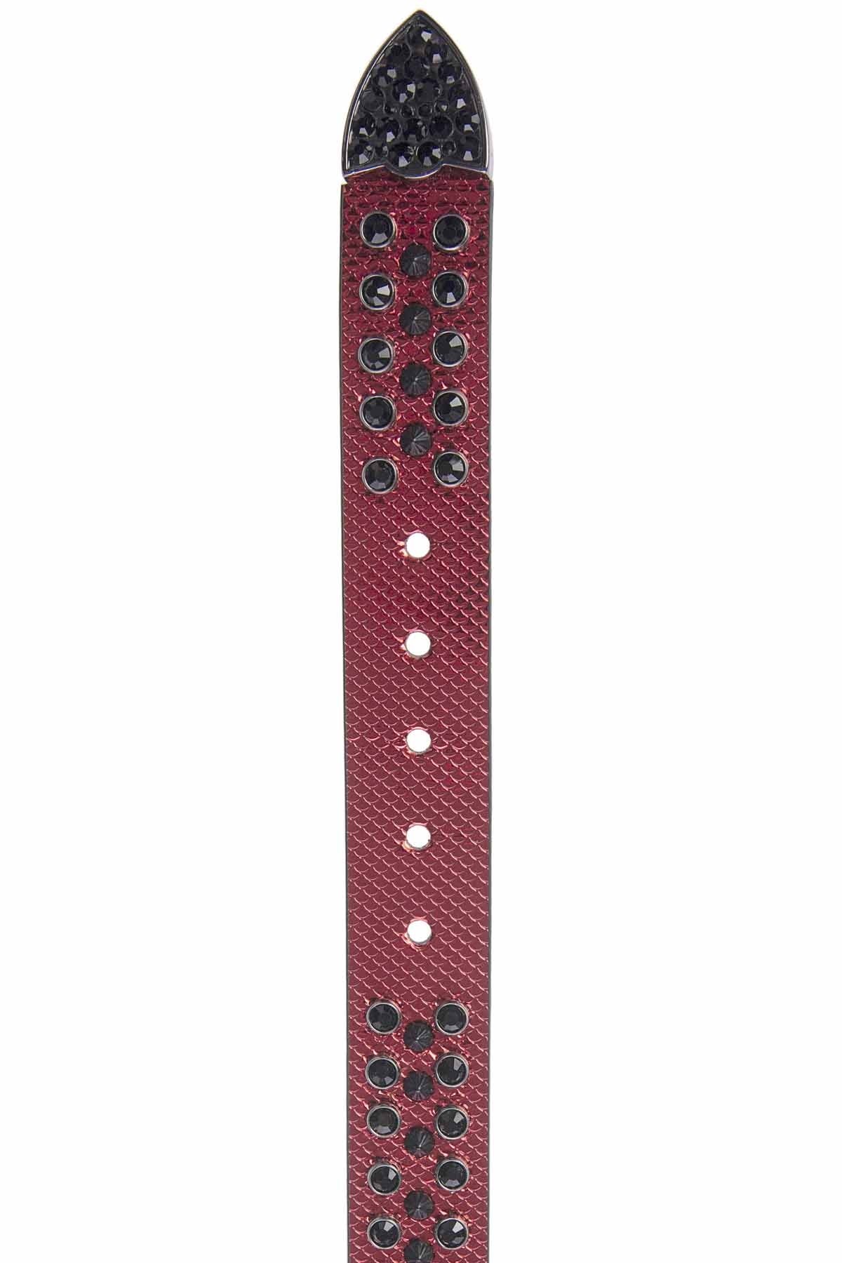 Cipo &amp; Baxx Men's Leather Belt CG207 Red 