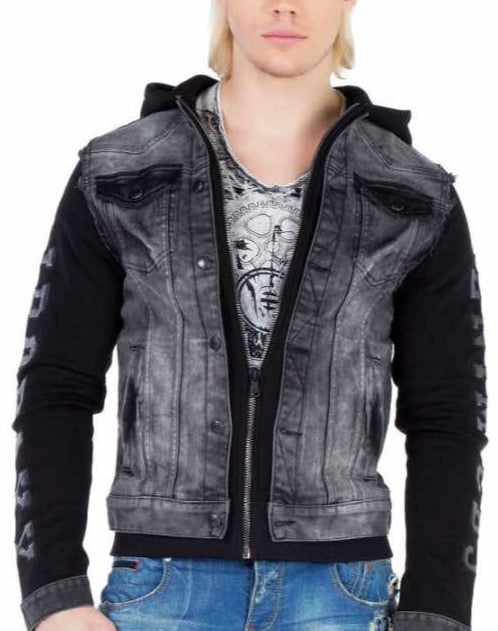 Cipo &amp; Baxx BLACKPOOL Men's Jeans Jacket Vest Denim CJ155