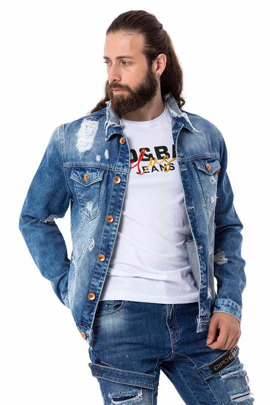 Cipo & Baxx LUCA Herren Jeans Jacke Denim CJ291