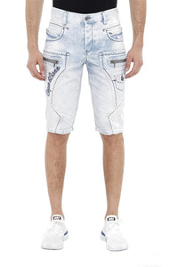 Cipo &amp; Baxx LOUIS men's short jeans denim CK131