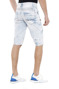 Cipo &amp; Baxx LOUIS men's short jeans denim CK131