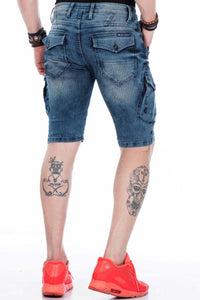 Cipo &amp; Baxx COVE Men's Short Jeans Denim CK178