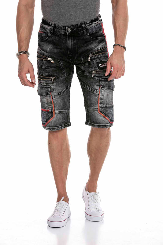 Cipo & Baxx ROSBURG Herren Kurze Jeans Denim CK224