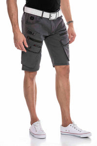 Cipo &amp; Baxx GRAYLAND Men's Short Jeans Denim CK235