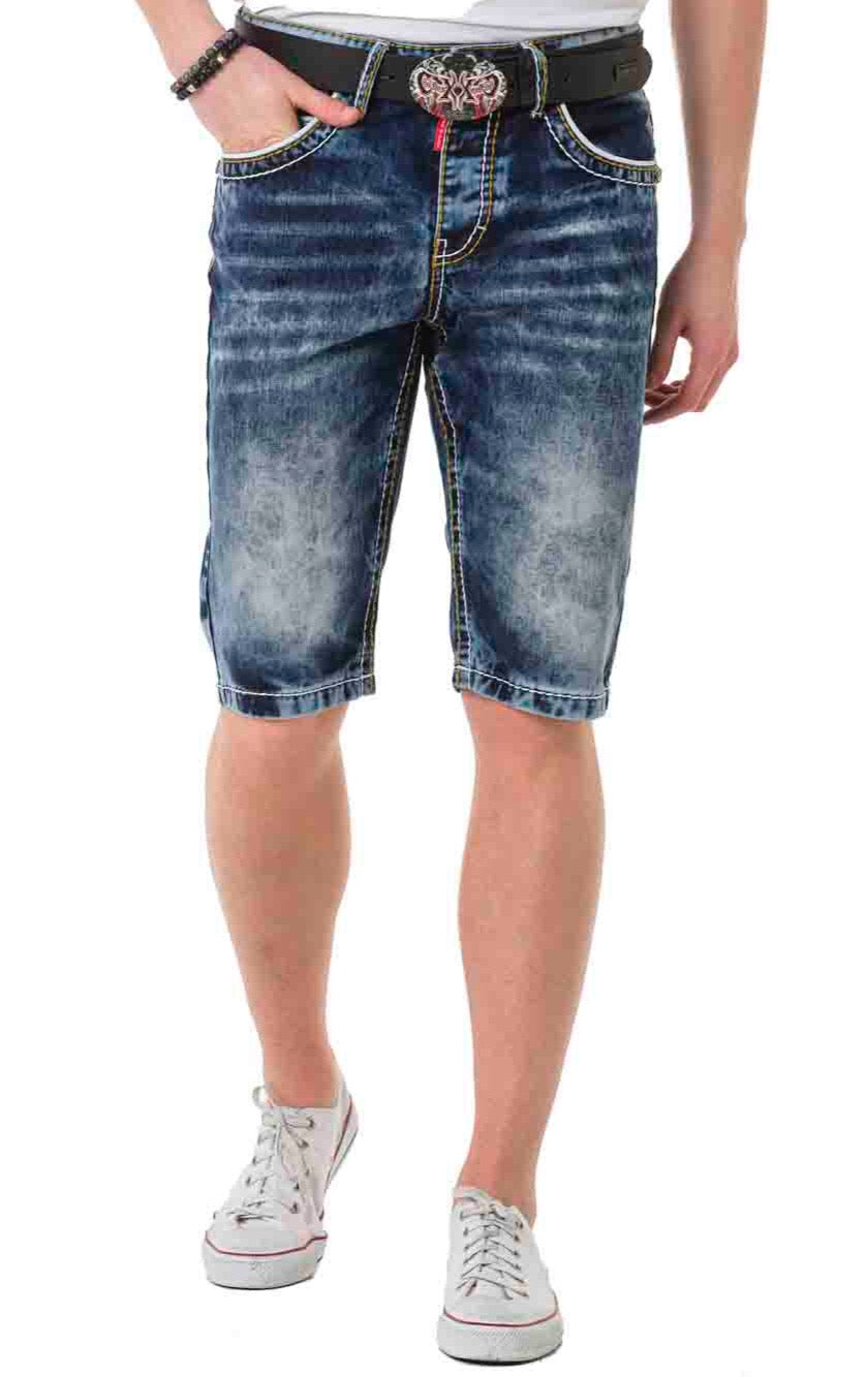 Cipo & Baxx FINN Herren Kurze Jeans Denim CK268