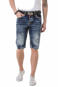 Cipo &amp; Baxx ADAM Men's Short Jeans Denim CK268