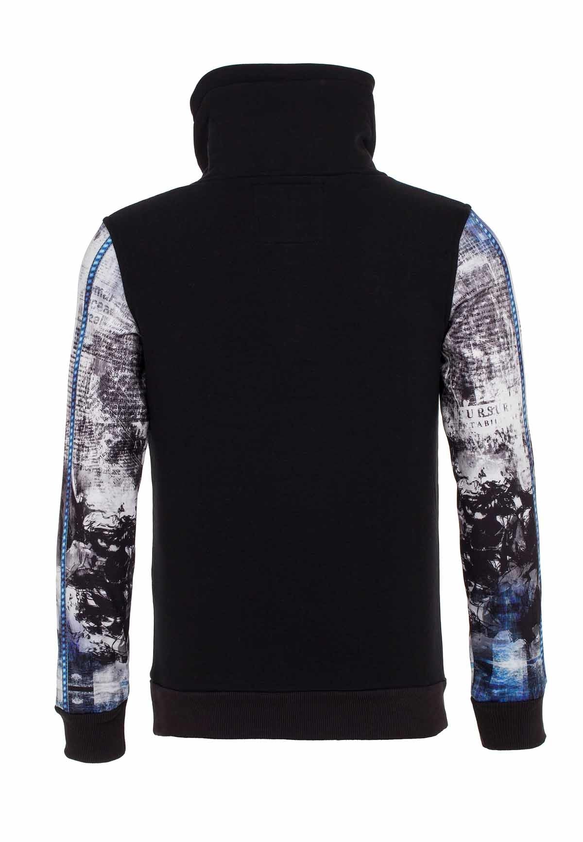 Cipo &amp; Baxx PEAK BLACK men's sweatshirt CL366