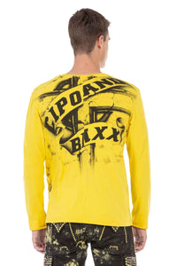 Cipo &amp; Baxx RECON men's shirt CL452 yellow