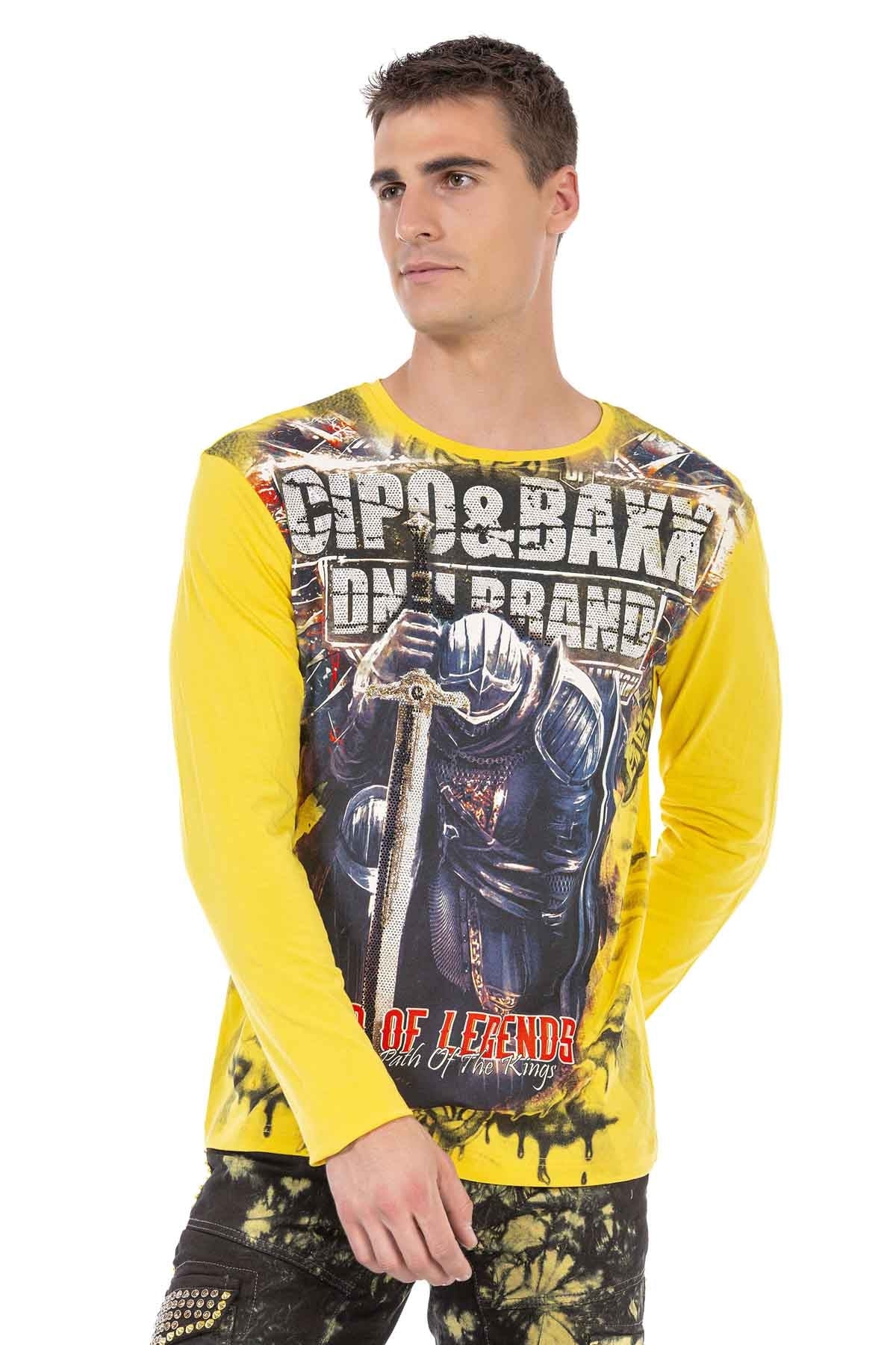 Cipo & Baxx RECON Herren Shirt CL452 Gelb