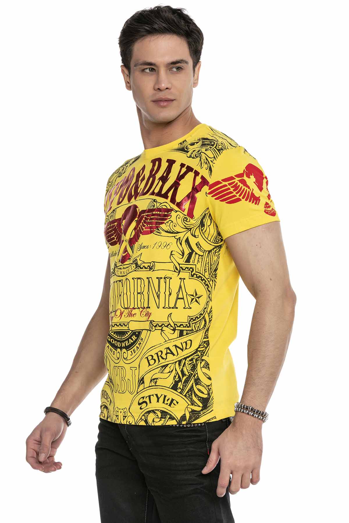 Cipo & Baxx CALIFORNIA Herren T-Shirt CT656