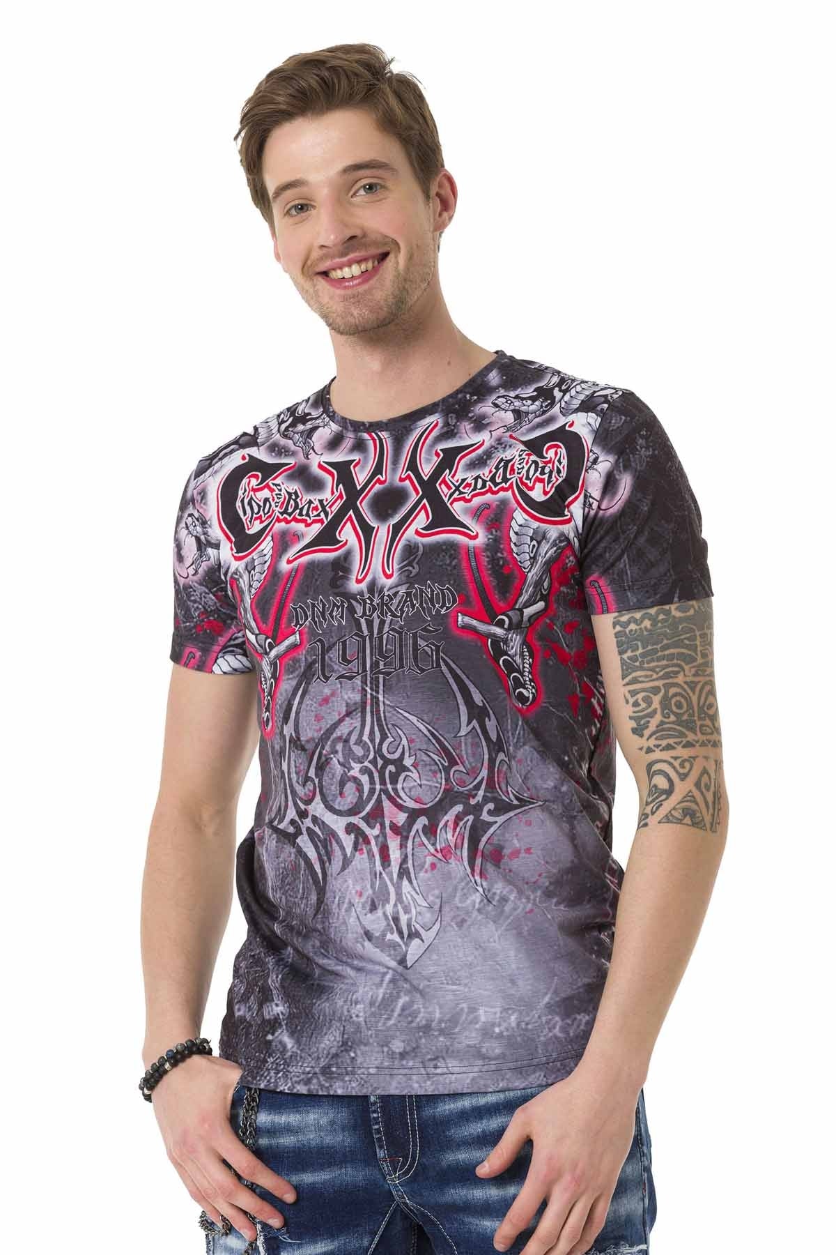 Cipo & Baxx KINGMAN Herren T-Shirt CT667