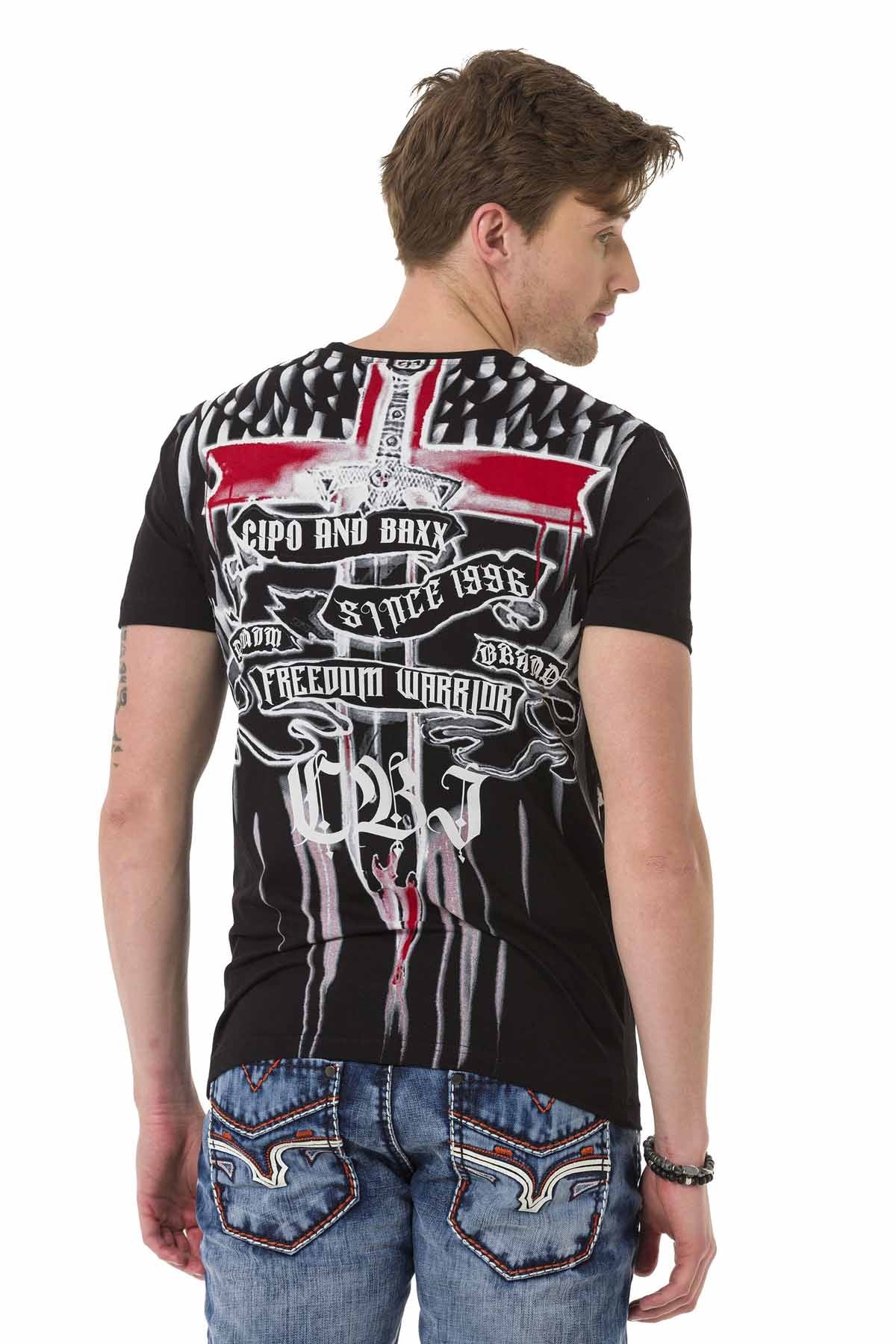 Cipo & Baxx WARRIOR Herren T-Shirt CT673