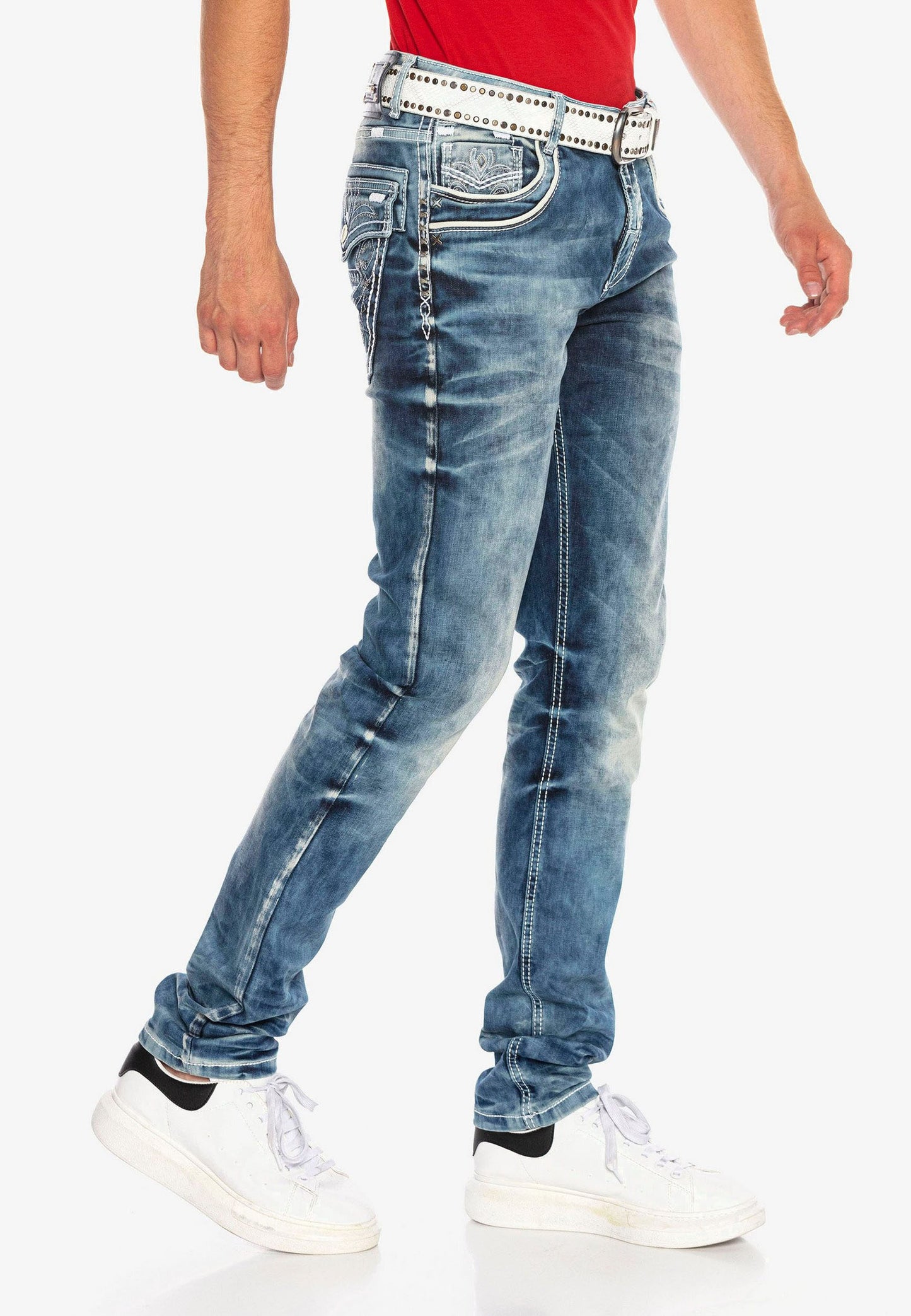 Cipo &amp; Baxx TYLER Men's Jeans Denim CD314