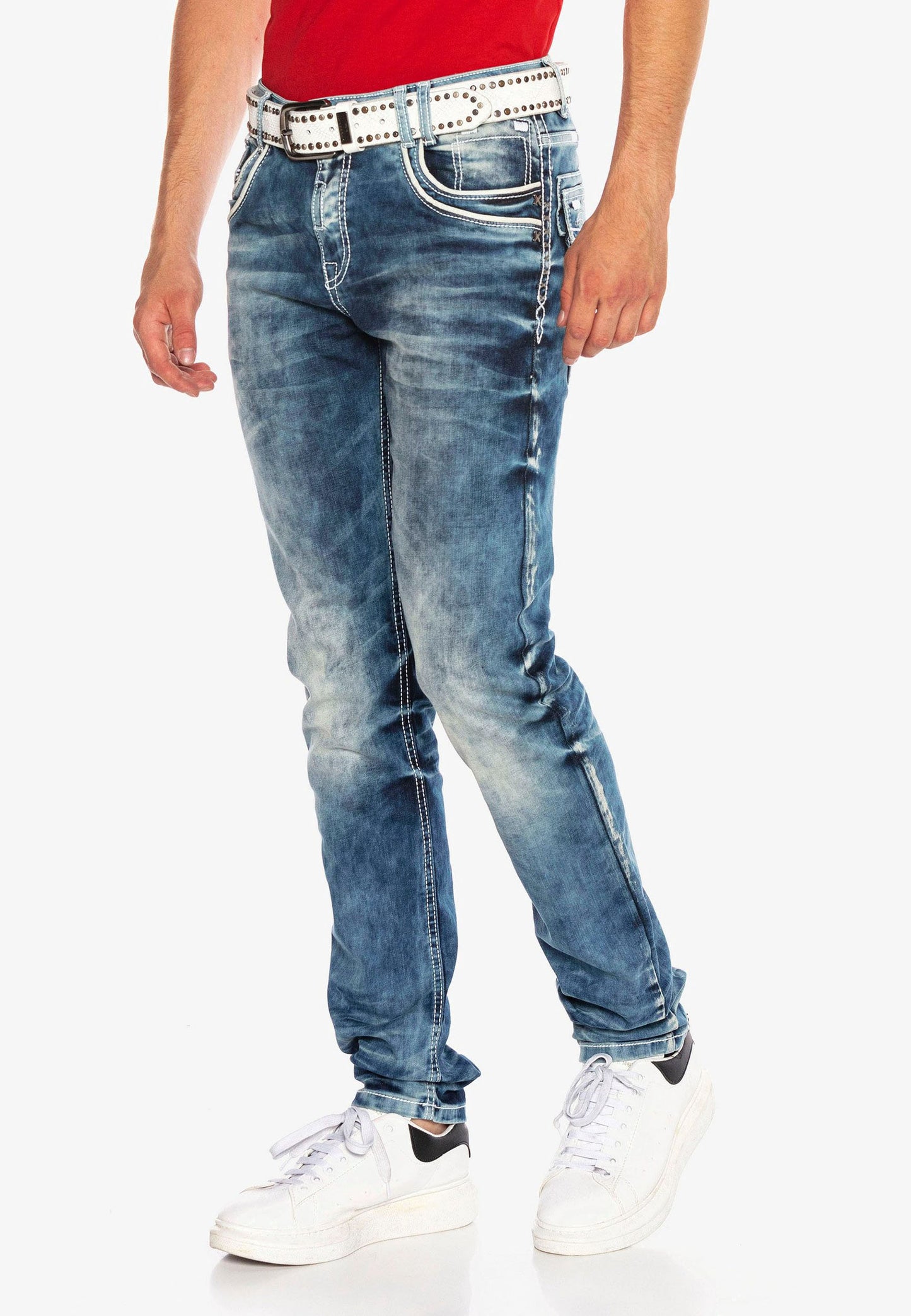 Cipo &amp; Baxx TYLER Men's Jeans Denim CD314