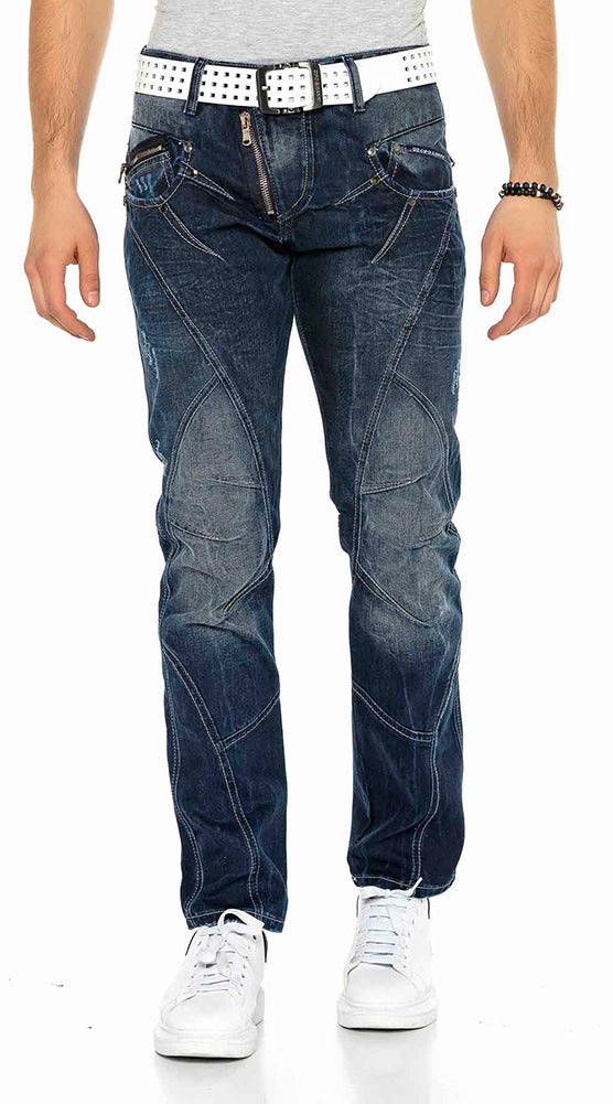 Cipo & Baxx BRONZE ZIPP Herren Jeans Denim C-0768