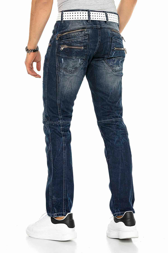 Cipo & Baxx BRONZE ZIPP Herren Jeans Denim C-0768