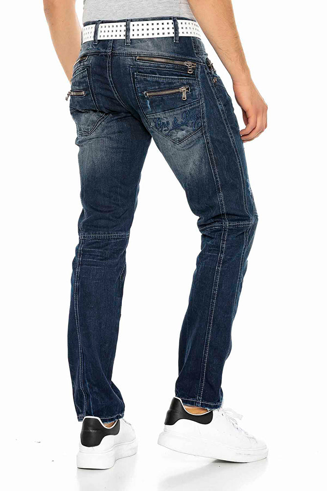 Cipo & Baxx BRONZE ZIPP Herren Jeans Denim C-0768