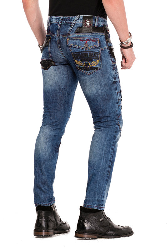 Cipo &amp; Baxx MATRIX men's jeans denim CD482