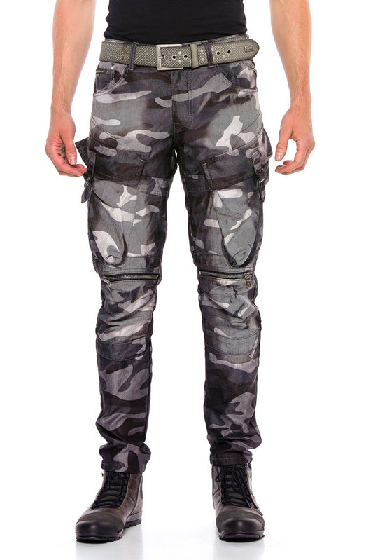 Cipo &amp; Baxx THUNDER CAMOUFLAGE men's jeans denim CD560