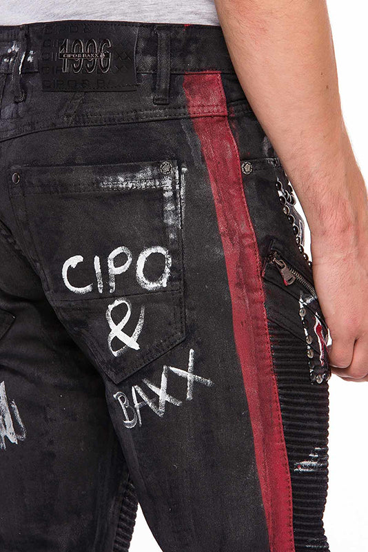 Cipo &amp; Baxx SQUAD Men's Jeans Denim CD571