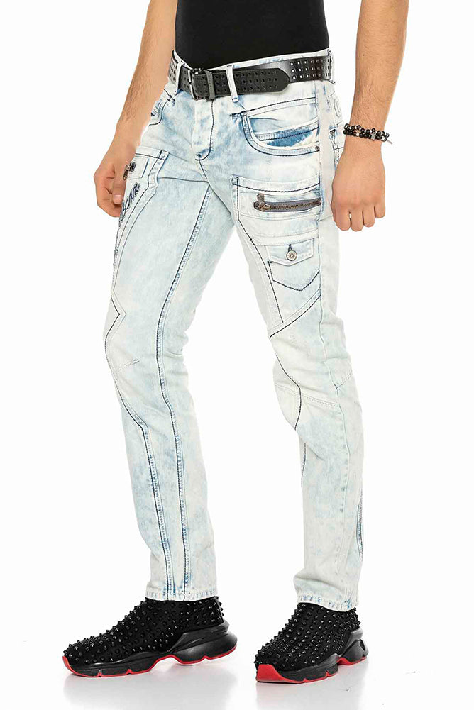Cipo &amp; Baxx FLEMING Men's Jeans Denim CD272