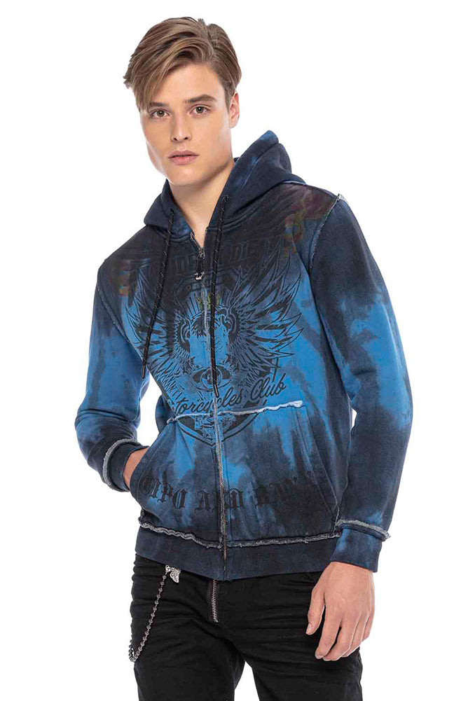 Cipo &amp; Baxx TACOMA Men's Hooded Sweatshirt Jacket CL404